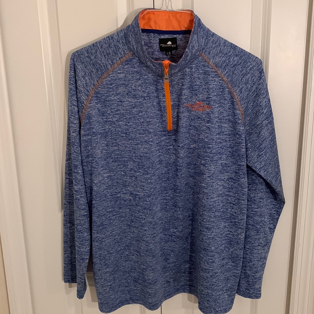 Weather Co 1/4 Zip - Blue - Large